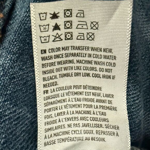 American Eagle Outfitters Hi-Rise Girlfriend Blue Distressed Jeans - Picture 6 of 10